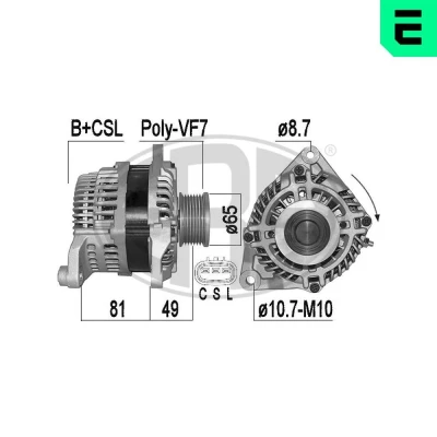 Billede af ERA 209519A Generator 14V 150A NISSAN: NP300 Navara Pick up