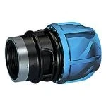 Billede af Kompressionskobling 25 mm x 3/4 invendigt gevind, PE, Handelsmerk Schippers Egnet til Husdyrbrug