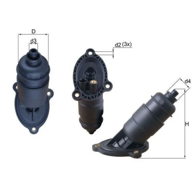 Billede af MAHLE ORIGINAL HX 155 Automatfilter AUDI: A6 C7 Sedan, A4 B8 Avant, A5 Coupe