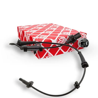 Billede af FEBI BILSTEIN 106334 ABS Sensor venstre foraksel med holdelask HONDA: Insight II Hatchback, Jazz 3