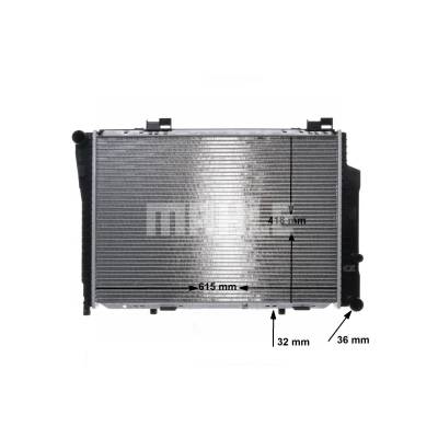 Billede af MAHLE ORIGINAL CR 270 000S Radiator 615 418 32 Loddet køleripper MERCEDES BENZ: C klasse Sedan, CLK Coupe, T modell