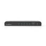 Billede af HDMI Splitter 4 Port Input 4x Output 4K@60Hz 18 Gbps Metal Anthracite