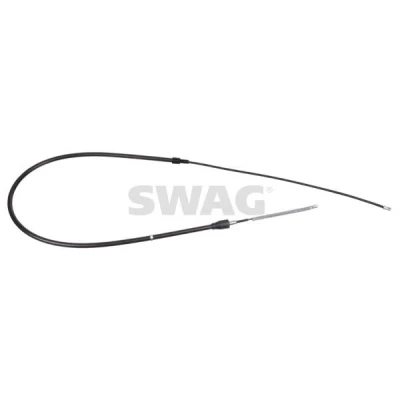 Billede af SWAG 32 92 4520 Håndbremsekabel bagved til venstre, højre 1585 SKODA: Fabia 2, 1 Combi, I Hatchback, VOLKSWAGEN: Fox Hatchback