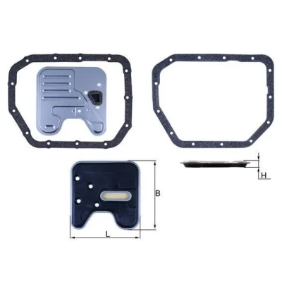 Billede af MAHLE ORIGINAL HX 246D Automatfilter med pakninger HYUNDAI: Matrix