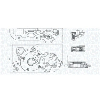 Billede af Oliepumpe MAGNETI MARELLI 351516000028