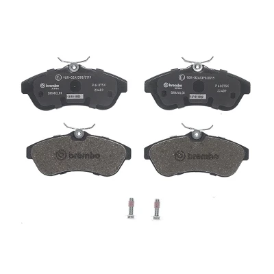 Billede af BREMBO P 61 075X Bremseklodser Ekskl. slidadvarselskontakt med tilbehør CITROËN: C3 II, I Hatchback, C2 Hatchback