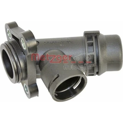 Billede af METZGER 4010141 Kølemiddelflange Cylinderhoved, gearkasse monteret med pakning uden sensor VOLKSWAGEN: Golf 5, Touran I, SEAT: Altea