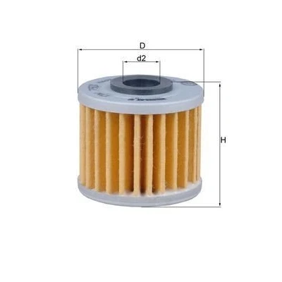 Billede af MAHLE ORIGINAL OX 793 Oliefilter Filterindsats