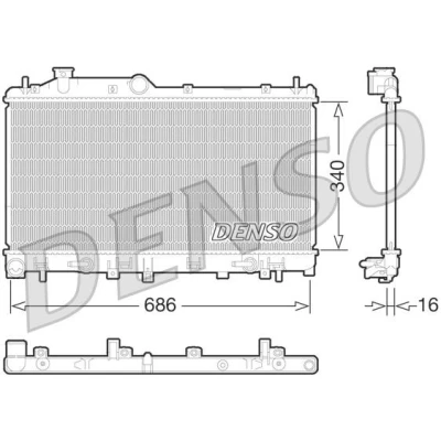 Billede af DENSO DER09057 Køleventilator 315 12 225