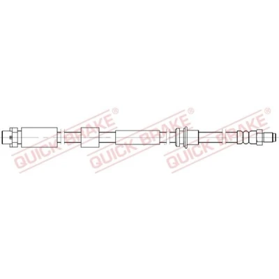 Billede af QUICK BRAKE 32.838 Bremseslange 590 M10x1 BMW: 3 Sedan, Touring