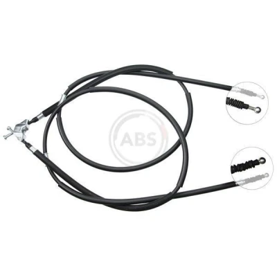 Billede af A.B.S. K10055 Håndbremsekabel 1749, 1774 Skivebremse til venstre /højrestyring OPEL: Zafira B
