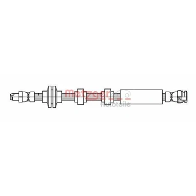 Billede af METZGER 4111803 Bremseslange 560 M10 x 1