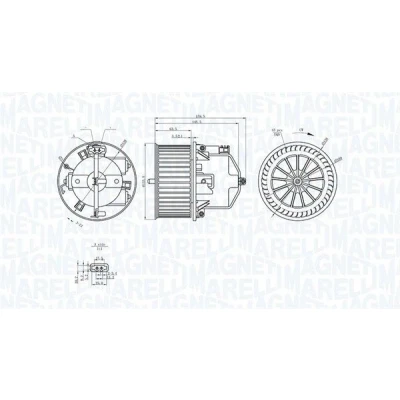 Billede af MAGNETI MARELLI 069412371010 El motor, kabineventilator 12