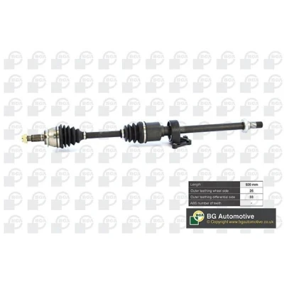 Billede af BGA DS0915R Trækaksel højre foraksel 920 MINI: Hatchback