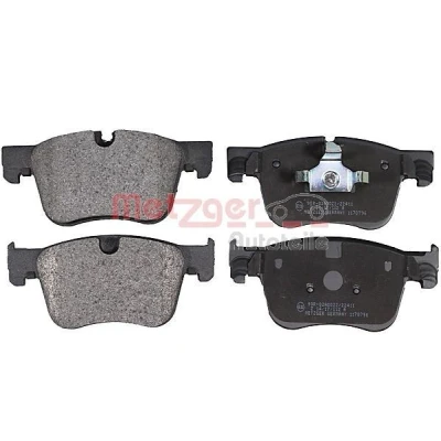Billede af METZGER 1170796 Bremseklodser foraksel med anti knirke plade PEUGEOT: 308 SW 2, II Hatchback, CITROËN: C4 Grand Picasso 2