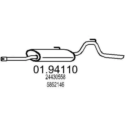 Billede af MTS 01.94110 Lydpotte 1385
