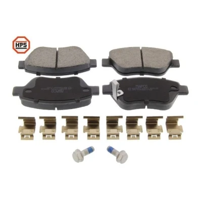 Billede af MAPCO 6805HPS Bremseklodser foraksel med akustisk advarsel for slid bremsecaliperskruer tilbehør OPEL: Corsa D Hatchback, Adam