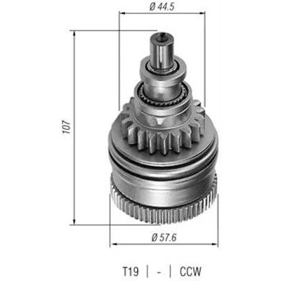 Billede af MAGNETI MARELLI 940113020228 Spidshjul, starter