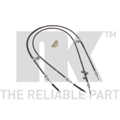Billede af NK 9025175 Håndbremsekabel 1363/1199+1327/1168 Tromlebremse FORD: FIESTA 6