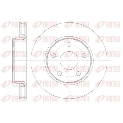 Billede af REMSA Bremseskive foraksel 302, 302mm 28mm 5 ventileret 61367.10 52060137AB,BDM759420,DCA6136710 Bremseskiver, Skivebremser