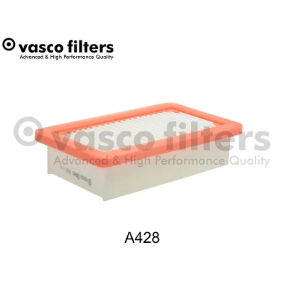 Billede af DAVID VASCO A428 Luftfilter 53mm 129mm 227mm rektangulær Filterindsats RENAULT: Clio V Hatchback, Captur II, NISSAN: MICRA 5, Juke II
