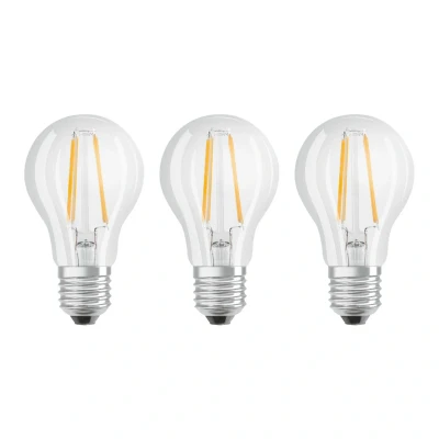 Billede af OSRAM LED pære E27 Classic fil. 840 6,5 W, klar, 3