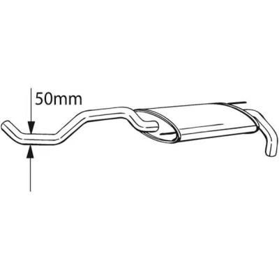 Billede af BOSAL 233 399 Lydpotte