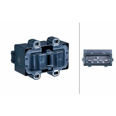Billede af HELLA 5DA 358 000 251 Tændspole 4 12 RENAULT: CLIO 2, Kangoo I Express