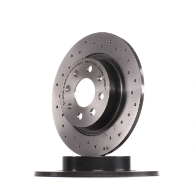 Billede af BREMBO COATED DISC LINE 08.9460.71 Bremseskiver 264 10 4 hullet, fuldstændigt coatet med skruer ABARTH: Grande Punto