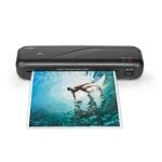 Billede af Laminator Varm A4 230 mm/min Autosluk Strømforsyning Sort