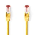 Billede af Kat 6 kabel RJ45 (8P8C) Hanstik S/FTP 3.00 m Runde PVC LSZH Gul Plastikpose