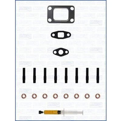 Billede af AJUSA JTC11416 Montagesæt, lader with studs, syringe oil med pakninger monteringsvejledning MERCEDES BENZ: 190, W124 Stationcar