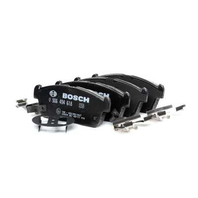 Billede af BOSCH 0 986 494 618 Bremseklodser Low Metallic med akustisk advarsel for slid monteringsvejledning SUZUKI: Alto VI, VII, Celerio