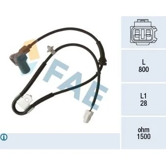 Billede af ABS Sensor FAE 78494