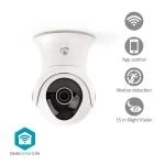 Billede af SmartLife udendørskamera Wi Fi Full HD 1080p IP65 Cloud / Internal 16GB 12 VDC Med bevægelsessensor Nattesyn Android &amp; iOS Hvid