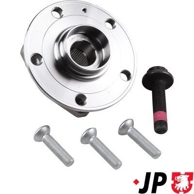 Billede af JP GROUP 1141402200 Hjullejesæt venstre foraksel, højre foraksel med integreret hjulleje VOLKSWAGEN: GOLF 6, Touran I, Caddy 3, SKODA: Octavia 2 Combi
