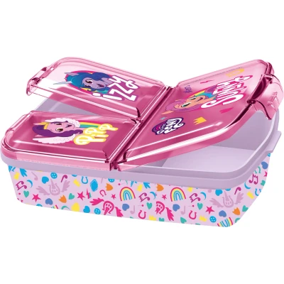 Billede af My Little Pony madkasse med 3 rum Sunny, Pipp og Izzy mad kasse til børn