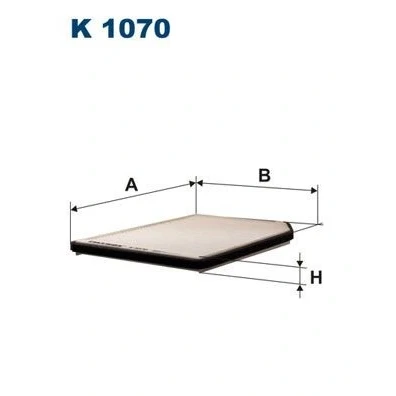 Billede af FILTRON K 1070 Kabinefilter Partikelfilter 242, 194 181 17