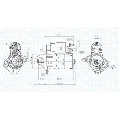Billede af Starter MAGNETI MARELLI 063725395010