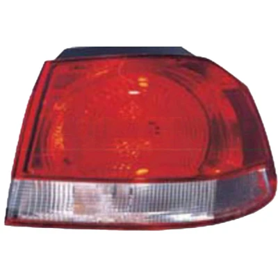 Billede af PRASCO VG0384154 Baglygter venstre ydre del hvid/rød uden lampeholder VOLKSWAGEN: GOLF 6