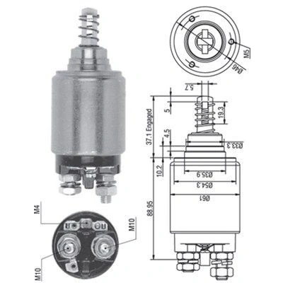 Billede af MAGNETI MARELLI 940113050262 Magnetafbryder, starter