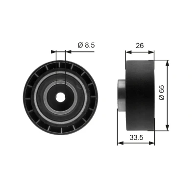 Billede af GATES FleetRunner Micro V Kit T39057 Strammehjul