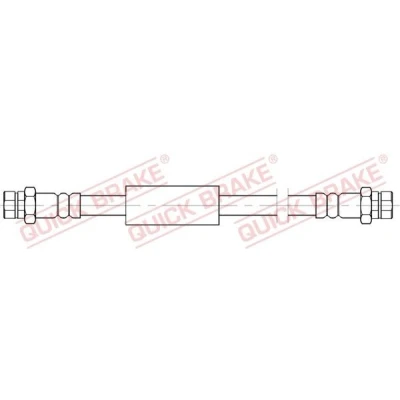 Billede af QUICK BRAKE 22.321 Bremseslange 254 M10x1 AUDI: TT Coupe
