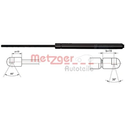Billede af METZGER 2110516 Gasdæmper 340 479 OPEL: Astra H GTC