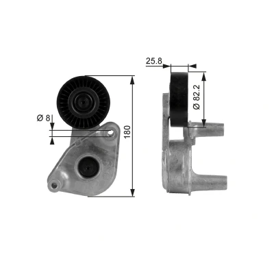 Billede af GATES FleetRunner Micro V Kit T38149 Strammehjul