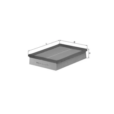 Billede af MAHLE ORIGINAL LX 856 Luftfilter 50,0 191 235,0 Filterindsats