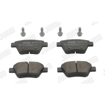 Billede af Jurid 573312JC Bremseklodser White Low Dust Keramik Ikke forberedt til slidindikator VOLKSWAGEN: Golf 6, Touran I, 6