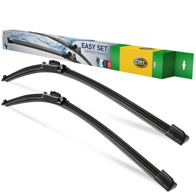 Billede af viskerblad Hella Easy Set Oe 9XW 358 164 101 foran Fladblad MERCEDES BENZ: C klasse T modell, Sedan, E Cabriolet
