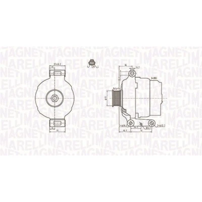 Billede af Generator MAGNETI MARELLI 063731636010