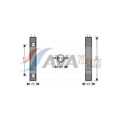 Billede af PRASCO MSD471 Tørrer R 134a Aluminium